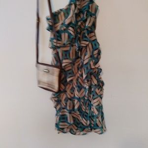 Cato Size 6 - 1 Shoulder dress with Spirit purse